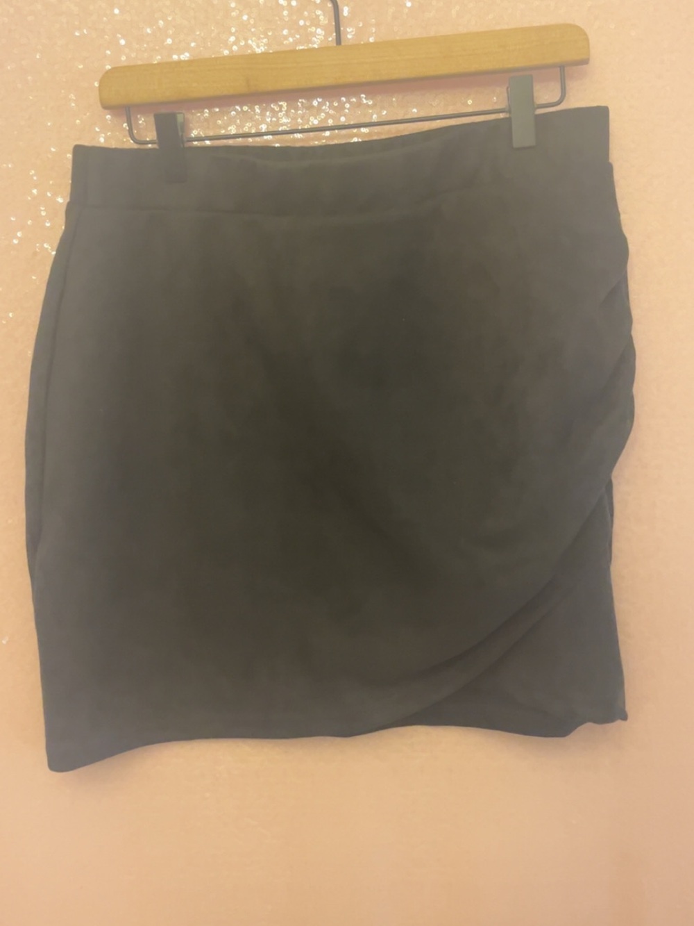 Classic velvet Black Women’s Wrap Skirt